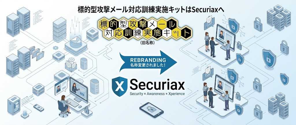 標的型攻撃メール対応訓練実施キットはSecuriaxへ